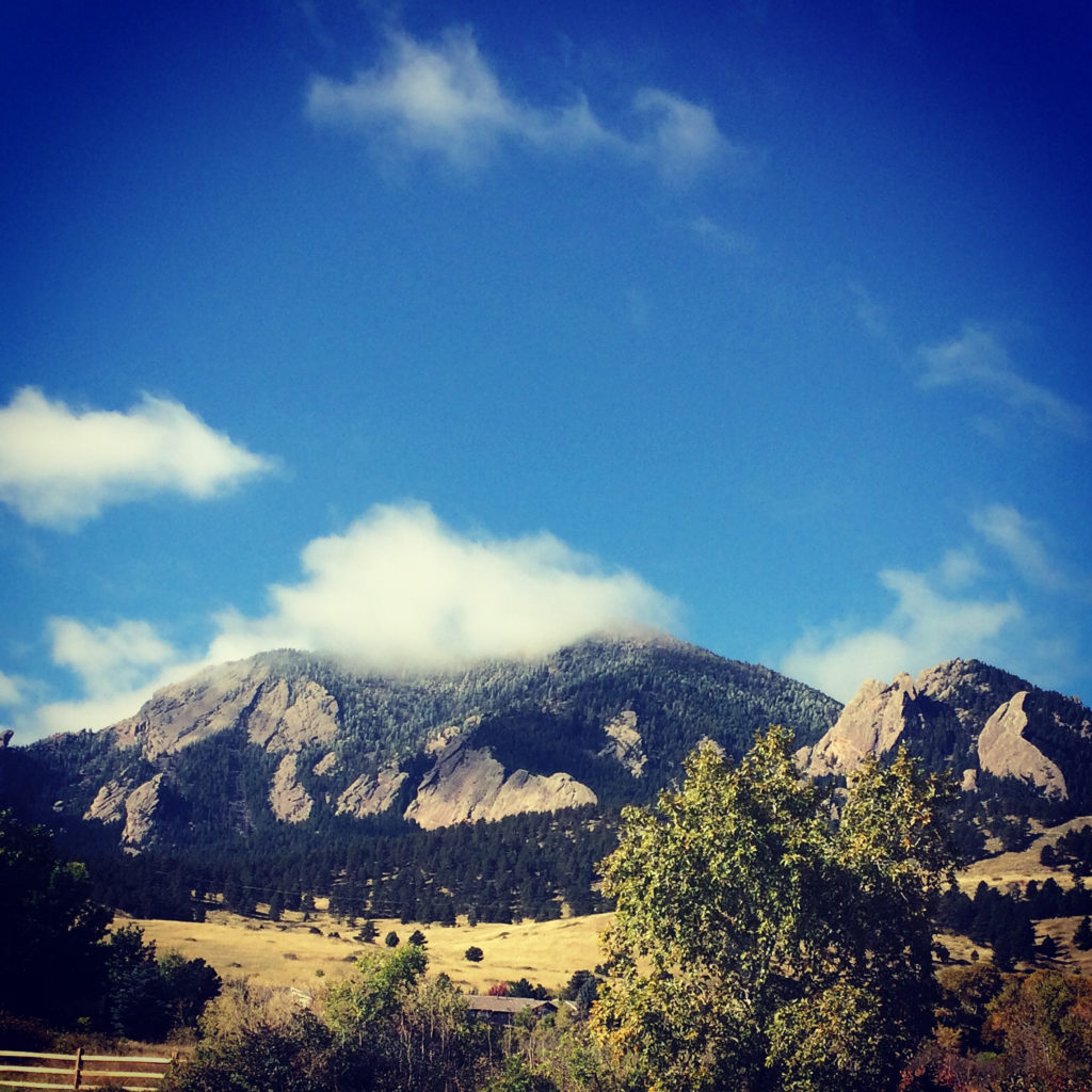 My hometown of Boulder, CO. Got to snap this pic before heading up to Breckenridge. Beautiful, isn't it?